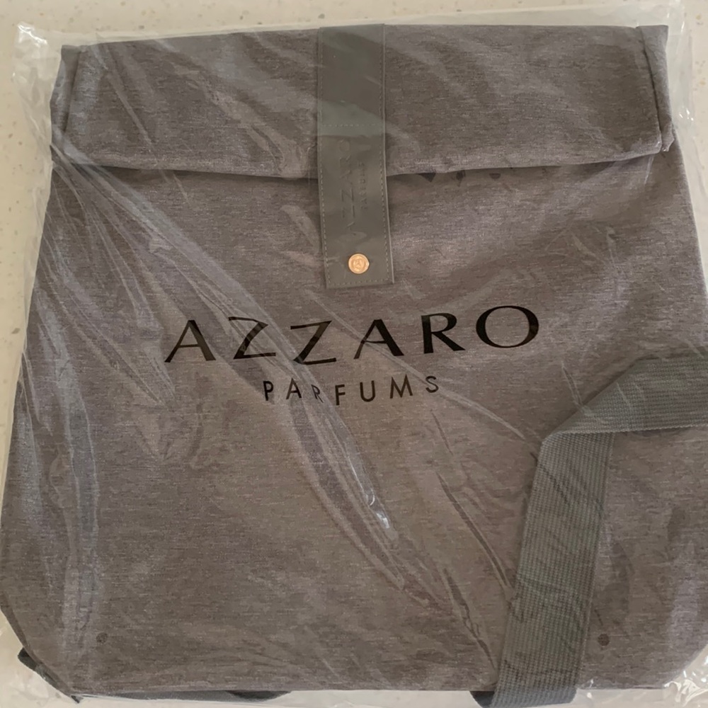 Azzaro Parfums Backpack New Roll Top Men’s Unisex Bag Tote
